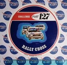 ADESIVO STICKER VINTAGE AUTOCOLLANT AUTO TUNING RALLY RACING FIAT 127 CHALLENGE