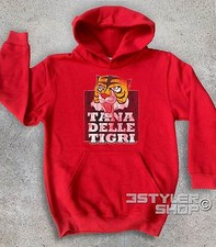 Felpa bimbo UOMO TIGRE TANA DELLE TIGRI antichizzata Tigerman Tiger Mask