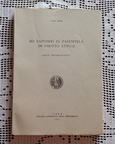 Sui rapporti parentela in - rapporti,
