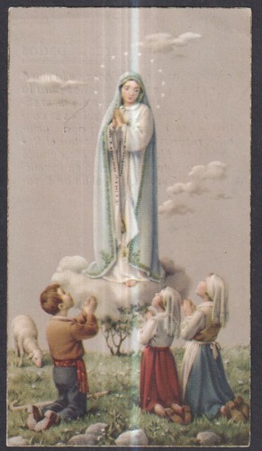 Santino antico madonna - santino,
