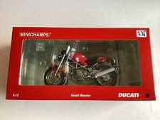 Minichamps modello 1:12 Ducati Monster rosso 2002 versione street scatola originale nuova!