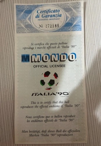 Pallone italia - pallone, 90’