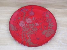 vecchio PIATTO ROSSO IN