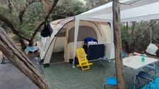 tenda igloo 4 posti + attrezzatura campeggio