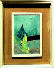 FORMELLA SU CORNICE DI LEGNO