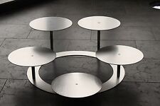 Porta torta matrimonio alluminio 5 piastre piani qualità professionale Ø 30 cm