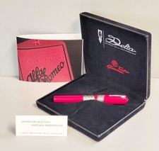 Delta GIULIETTA Lim. Edition PENNA STILOGRAFICA Rosso Argento 925 ALFA ROMEO box