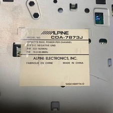 Alpine CDA-7873J Lettore CD