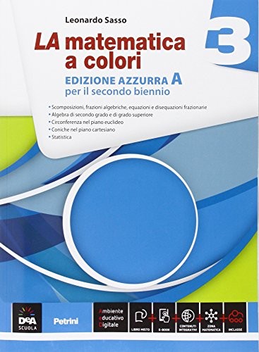 Matematica colori azzurra 3a - a,