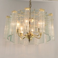Lampadario circolare vintage