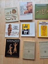 Età della pietra 18 libri tecnici più 5 libretti antiquariato moderno archeologia