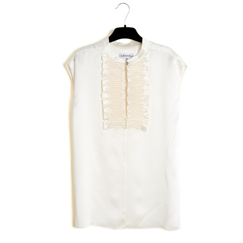 Camicia senza maniche chanel - camicia,
