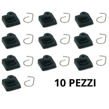 Kit 10 gommini antigraffio paracolpi griglie piano cottura smeg 694010259