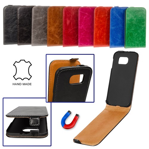 Custodia flip vera pelle - ^,