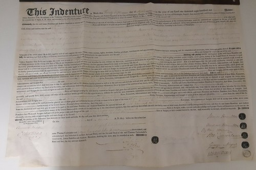 Pergamena del 1818 atto - pergamena,
