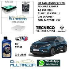 TAGLIANDO 3 FILTRI OLIO