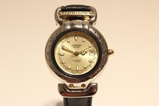 OROLOGIO DA DONNA AL QUARZO RETRÒ SVIZZERO BELLISSIMO STILE SUBACQUEO "CATAMARANO" MARINER