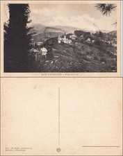 CARTOLINA LIGURIA-GENOVA-SERRA RICCO' SAN CIPRIANO PANORAMA