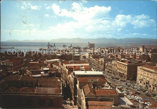 Cagliari panorama sul porto - cagliari,