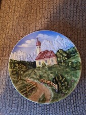 Ceramic raised relief plate