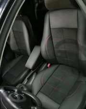 Alcantara pelle Nera Rosso