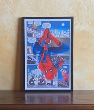 Quadro su tela “Spider- Man” Marvel  con cornice 20x30