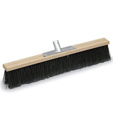 SCOPA SCOPETTONE SPAZZOLONE INDUSTRIALE CM.60 SETOLE RIGIDE PVC PULIZIA ESTERNI