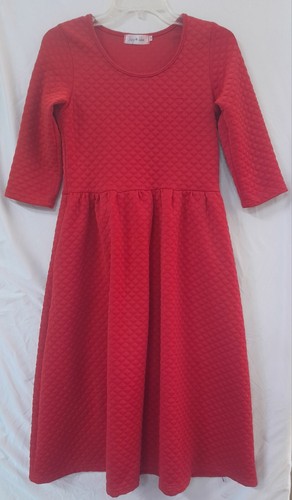 Abito midi donna rosso - , manica