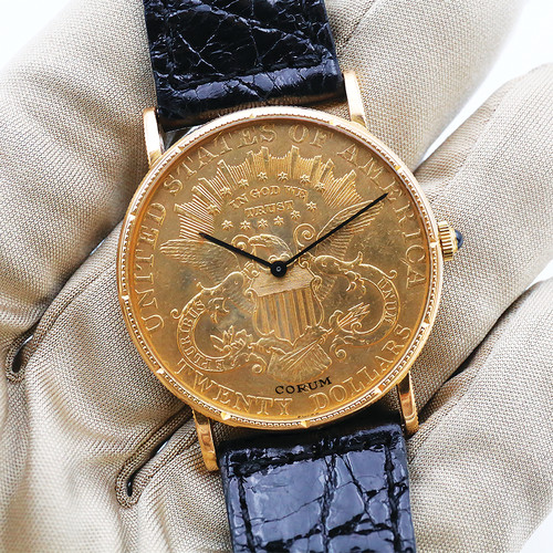 Corum coin watch - corum, watch"