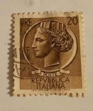 SYRACUSAN STAMP-20 LIRE-1953