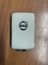 CHIAVE ORIGINALE TELECOMANDO COVER  GUSCIO VOLVO BEIGE BORDI E TASTI CROMO
