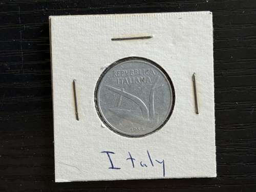 1954 italy lire coin - 1954,