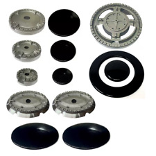 Kit bruciatori piattelli spartifiamma + tripla corona 6 fuochi hotpoint ariston