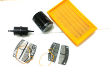  KIT ITALCAR FRENI FILTRO ARIA GASOLIO OLIO ITALCAR T2 T3 KING TASSO BINGO