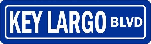 Key largo blvd street - key,