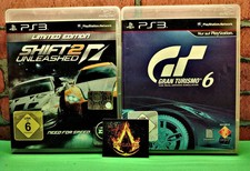 GRAN TURISMO 6 + SHIFT 2 UNLEASHED ?? PS3 PLAYSTATION 3 LOTTO 