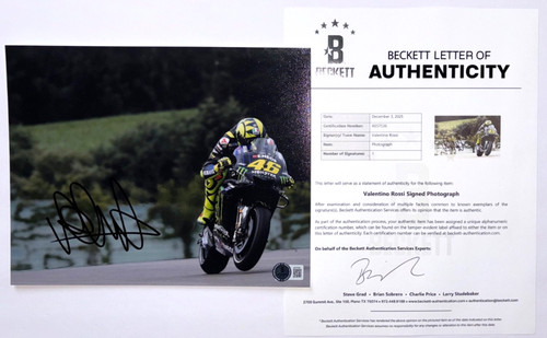 Valentino rossi foto - rossi, firmata