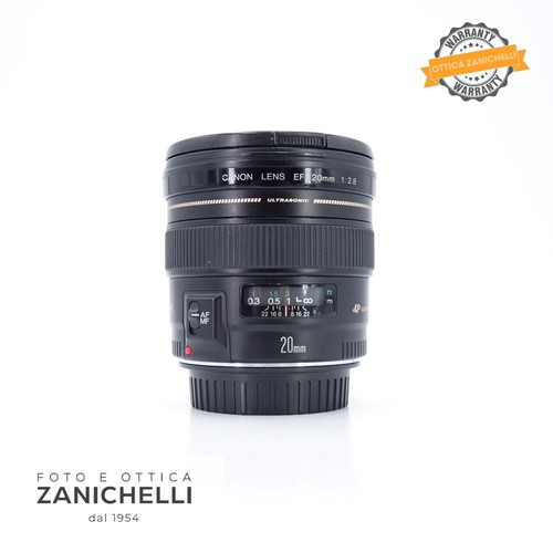 Canon 20mm 8 usm - f/2.8, usato