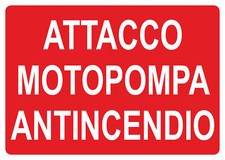Cartello segnaletico attacco - segnaletico,