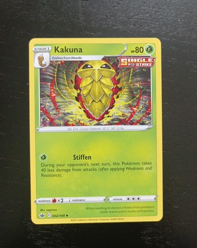 Pokémon kakuna 002 - kakuna, 002/198