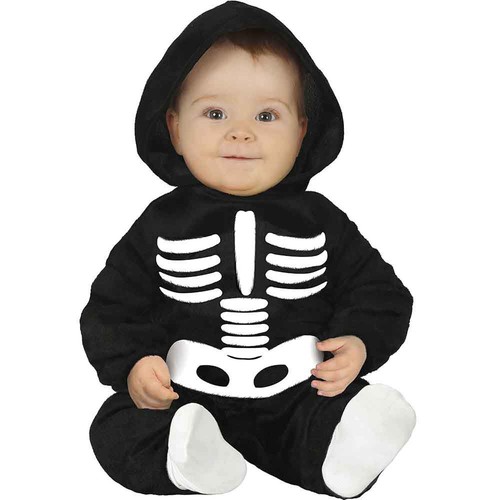 Costume baby scheletro 18 - costume, 12/18