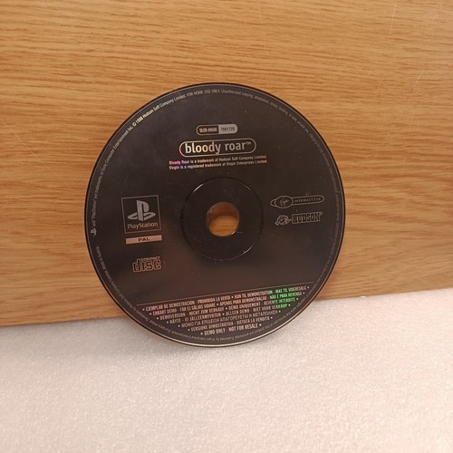 Bloody roar demo disc - disc, ps1