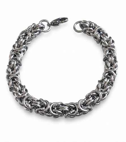 Bracciale acciaio maglia - in,