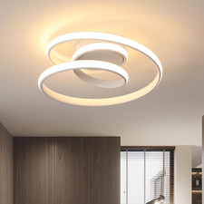 Plafoniera LED Moderno, 36W 4000LM Lampada Da Soffitto Design a Spirale, Lampada