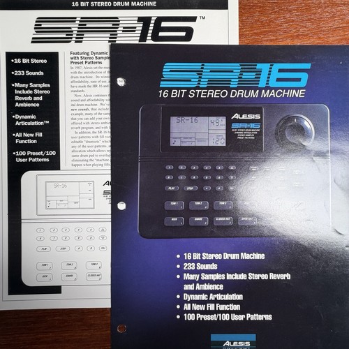 Vintage alesis 16 - alesis, sr-16