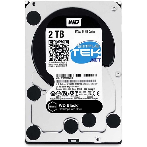 Caviar black 2tb hard - wd,