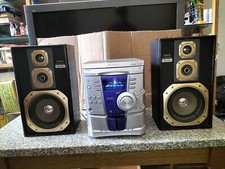 Radio Stereo Kenwood Mod.RXD-355 + 2 Casse Funzionante Con Qualcosa Da Rivedere