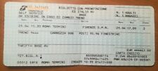 VECCHIO BIGLIETTO TRENO FS - EUROSTAR TRATTA ROMA FIRENZE - 2009