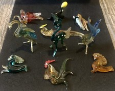 Collezione 10 Animali In Vetro