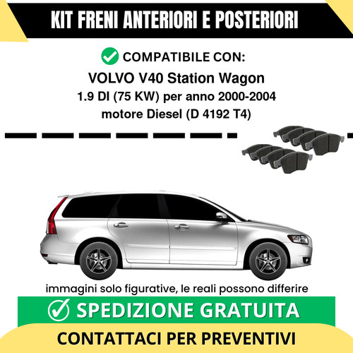 Pastiglie freno ant post - pastiglie,